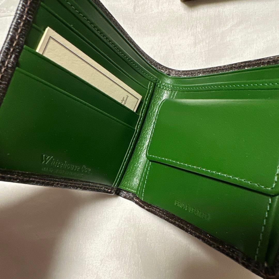 新品　廃盤　ホワイトハウスコックス　ホリデーライン　二つ折り財布