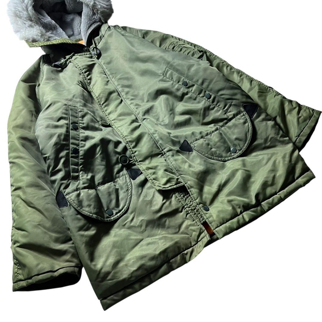 90s N-3B フライトジャケット モッズコート ミリタリージャケット 古着