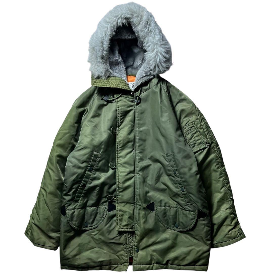 90s N-3B フライトジャケット モッズコート ミリタリージャケット 古着