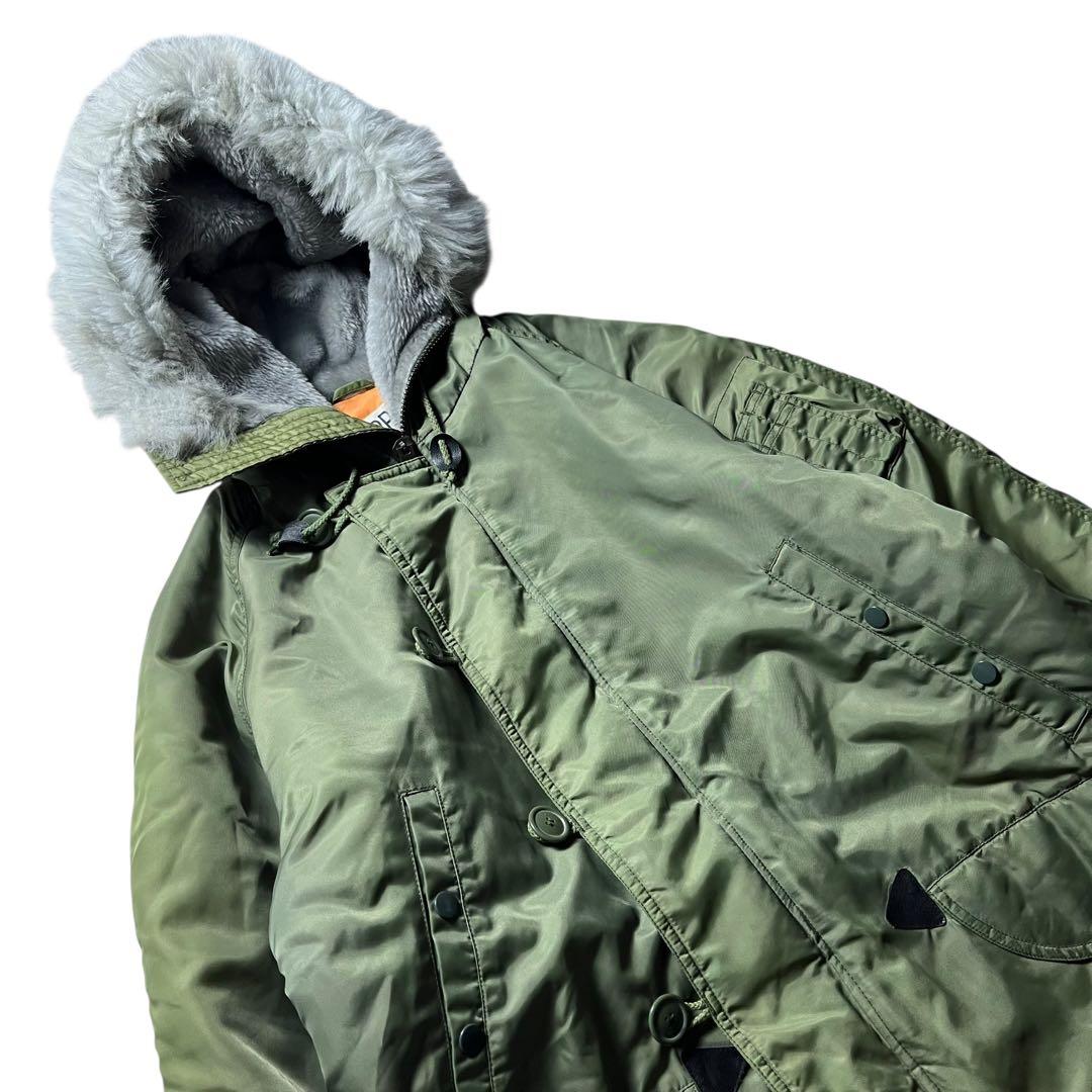 90s N-3B フライトジャケット モッズコート ミリタリージャケット 古着