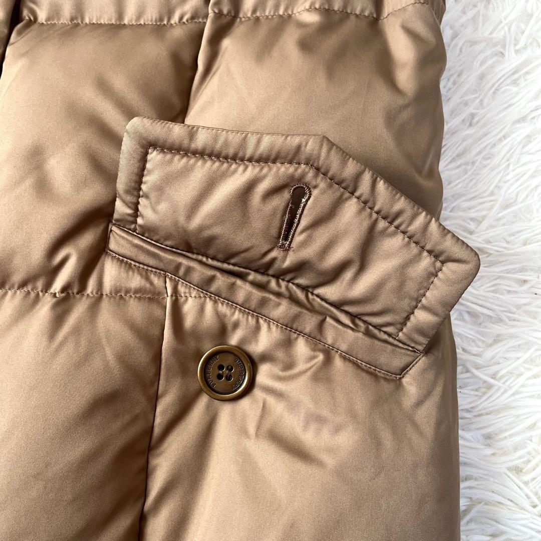 バーバリーロンドン　裏地メガチェック　ダウンベスト　希少サイズ