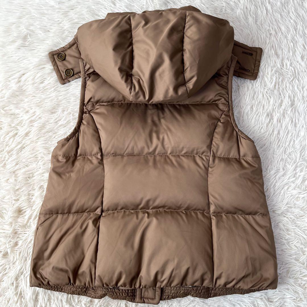 バーバリーロンドン　裏地メガチェック　ダウンベスト　希少サイズ