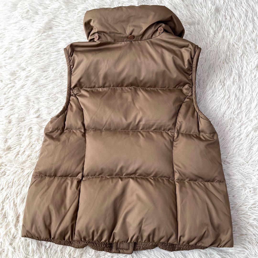 バーバリーロンドン　裏地メガチェック　ダウンベスト　希少サイズ