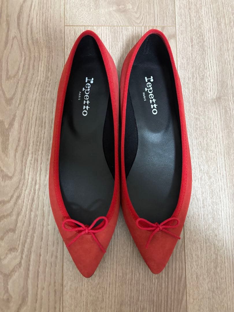 【最終値下げ】Repetto レペット ポインテッドトゥバレエシューズ 38.5
