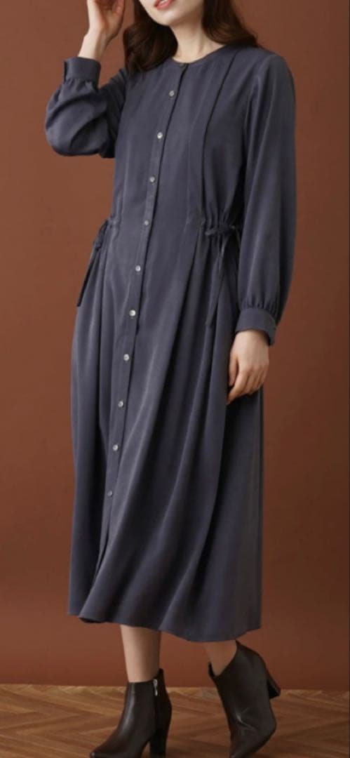 新品タグ付　レリアン　シャツワンピース