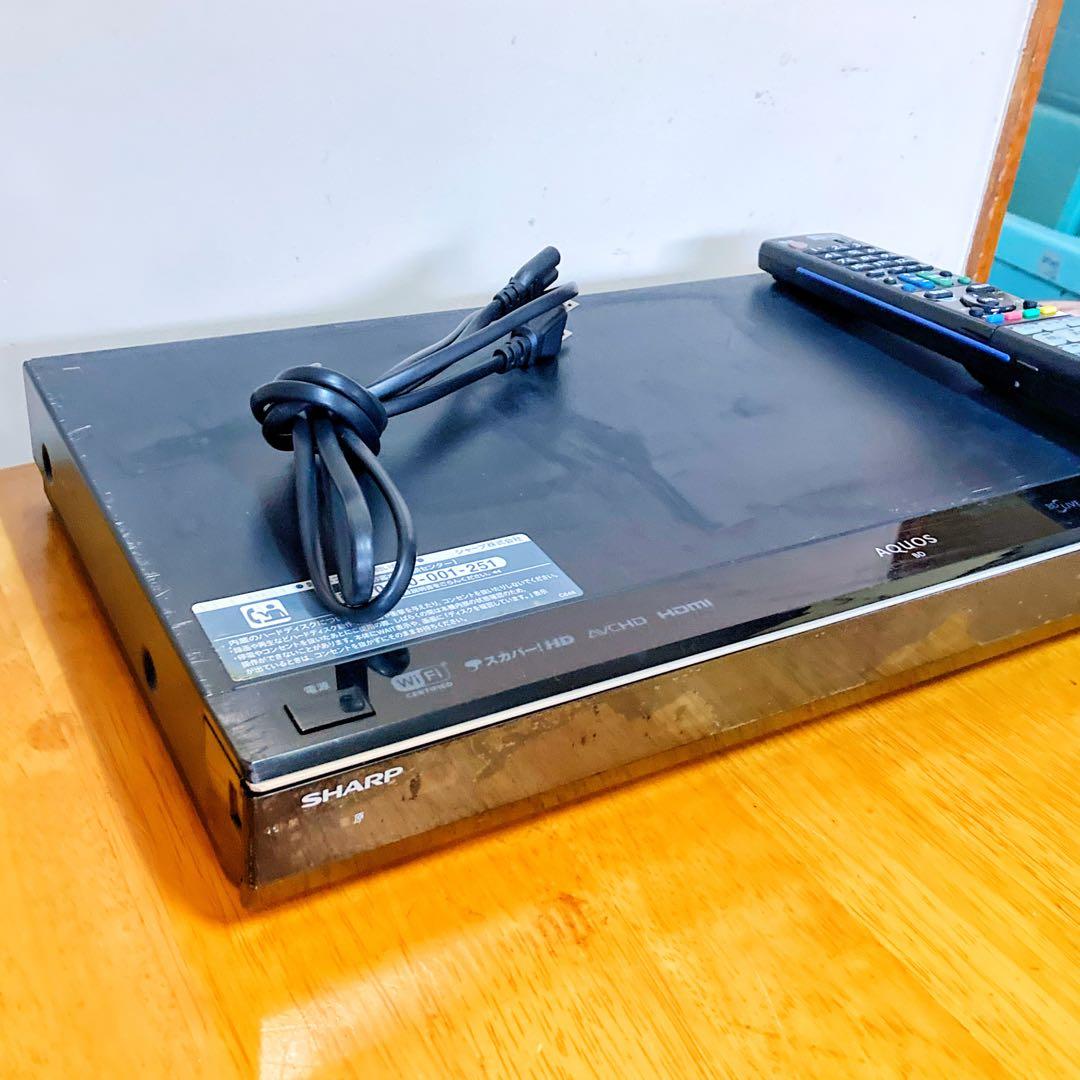 SHARP AQUOS ブルーレイレコーダー HDD 1TB 2チューナー
