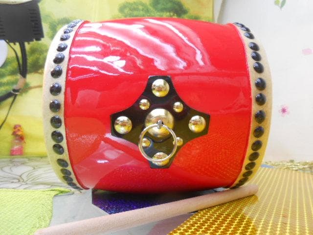 新品未使用(送料無料)9500円　エイサー小太鼓18*20cm撥付き