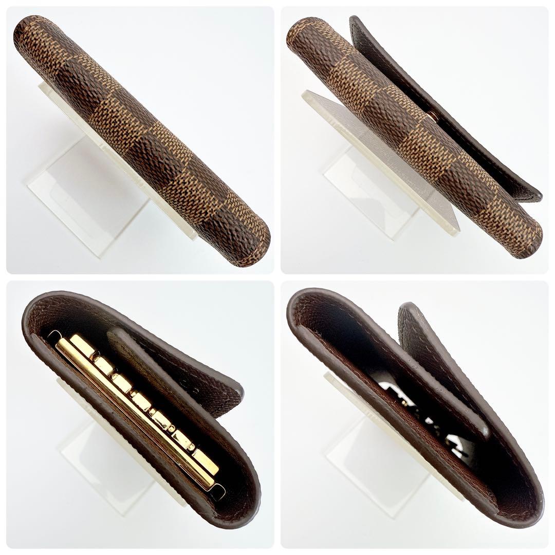 ルイヴィトン ダミエ ミュルティクレ6 キーケース ブラウン N62630 美品