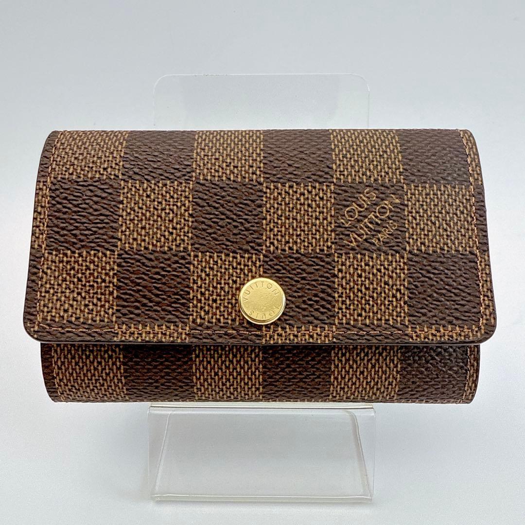ルイヴィトン ダミエ ミュルティクレ6 キーケース ブラウン N62630 美品