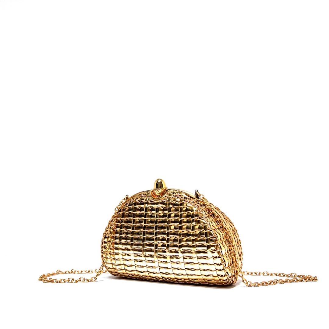 【美品】RODO ロド italy/ vintage/チェーンショルダー バッグ