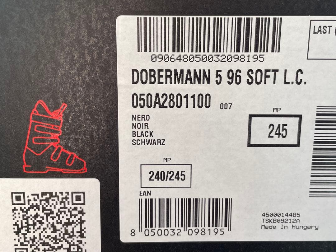 スキー NORDICA DOBERMANN 5-96SOFT L.C 24-24.5cm