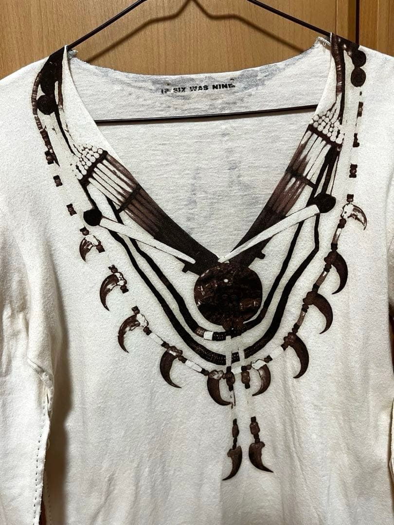 新品 ifsixwasnine 初期 騙し絵カットソー lgbkmrii14th