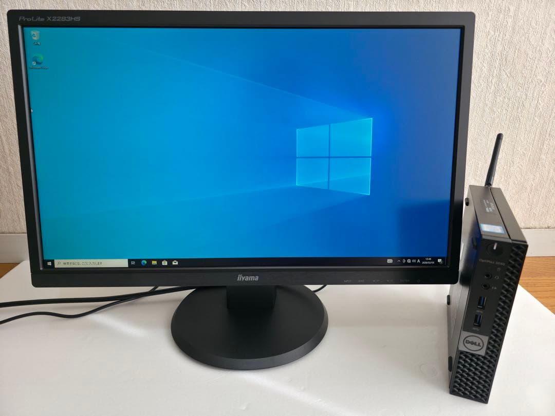 ミニPC DELL OptiPlex3040 i7-6700T 16GB SSD128GB