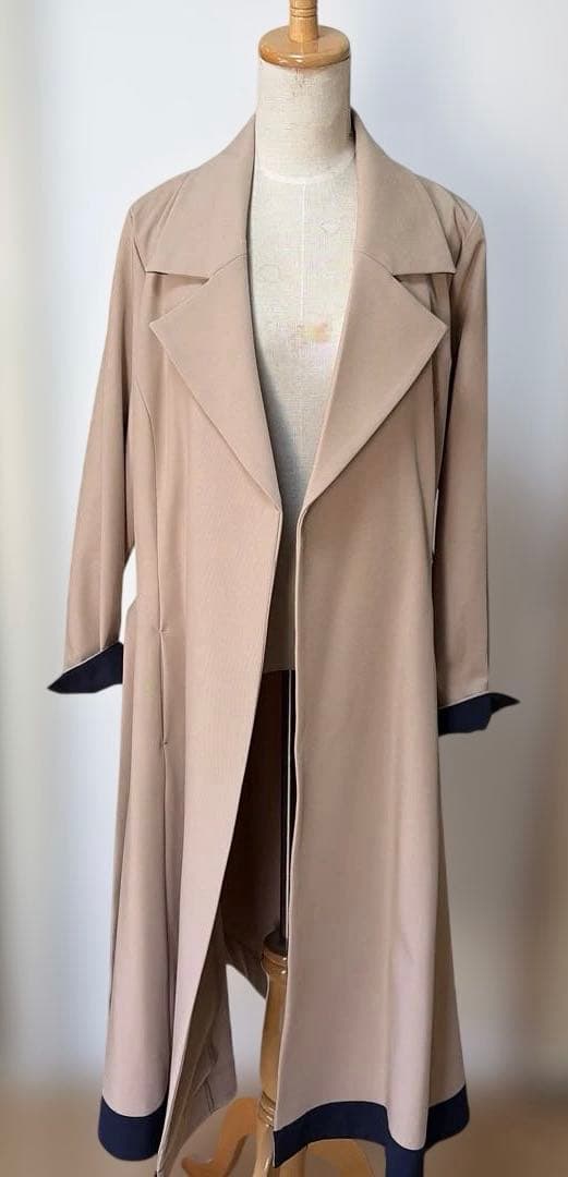 【未使用】美品　JENNE オードリーフレアトレンチコート　M