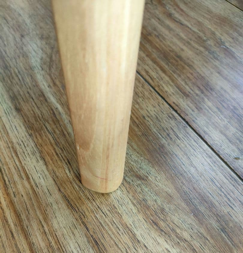 ORION　朝日木材　ダイニングチェア　合皮カバー付き　２脚