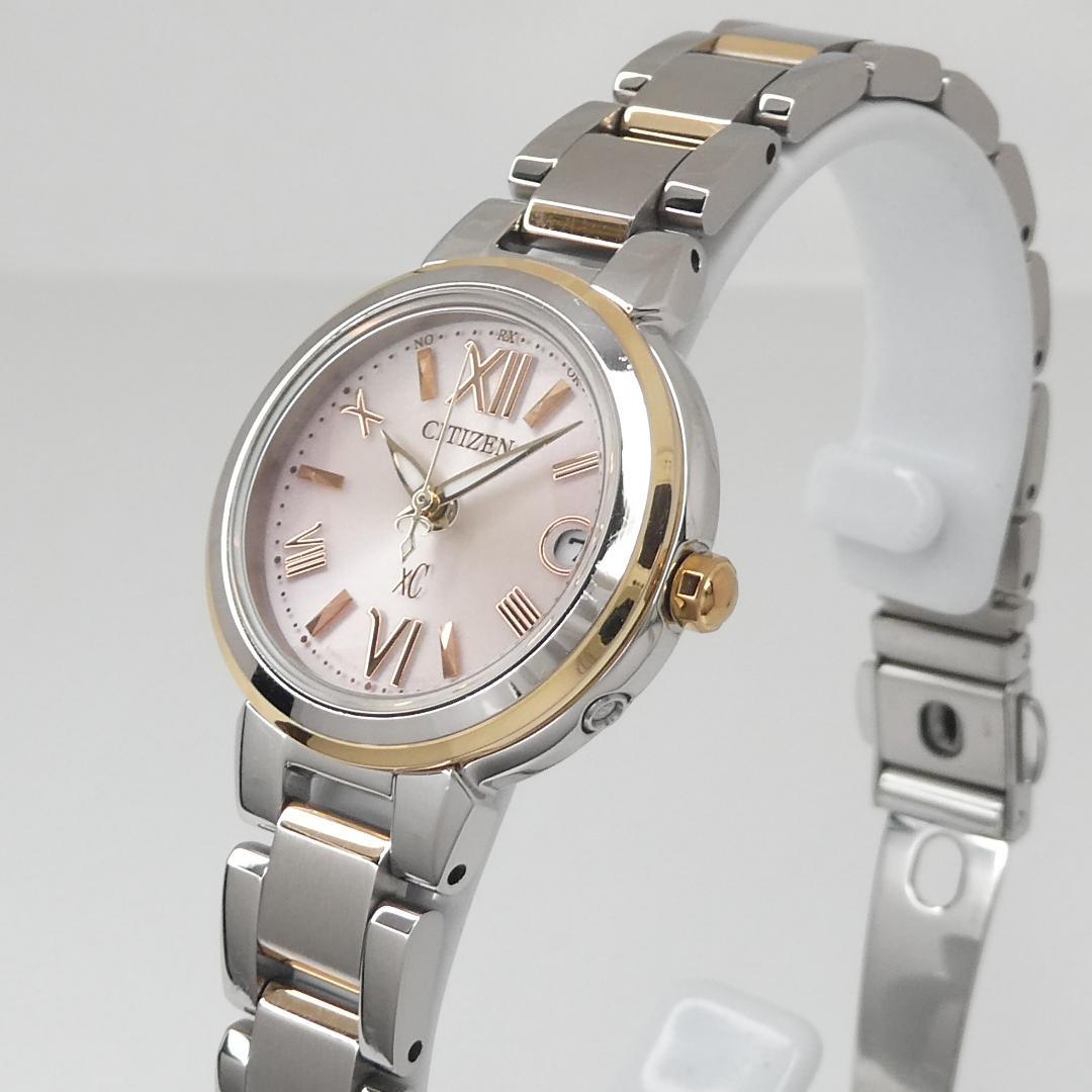 ✴美品稼働品 シチズン xC 電波ソーラー ミニソル エコドライブ 16.5㎝