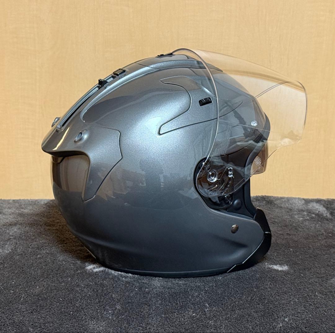 ZENITH YJ-17 ジェットヘルメット XXLダークメタリックシルバー