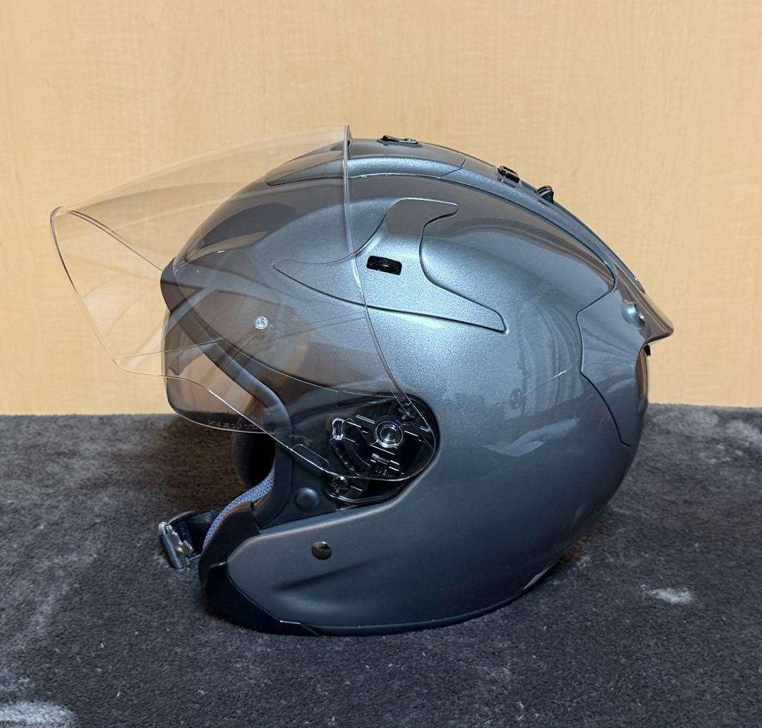 ZENITH YJ-17 ジェットヘルメット XXLダークメタリックシルバー