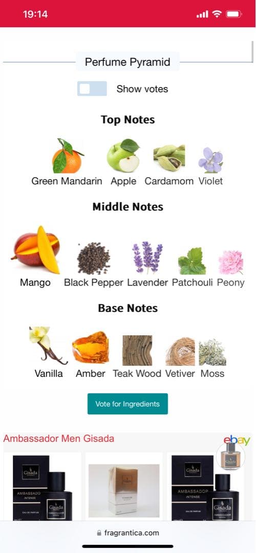 香水(男性用) Gisada Ambassador Men