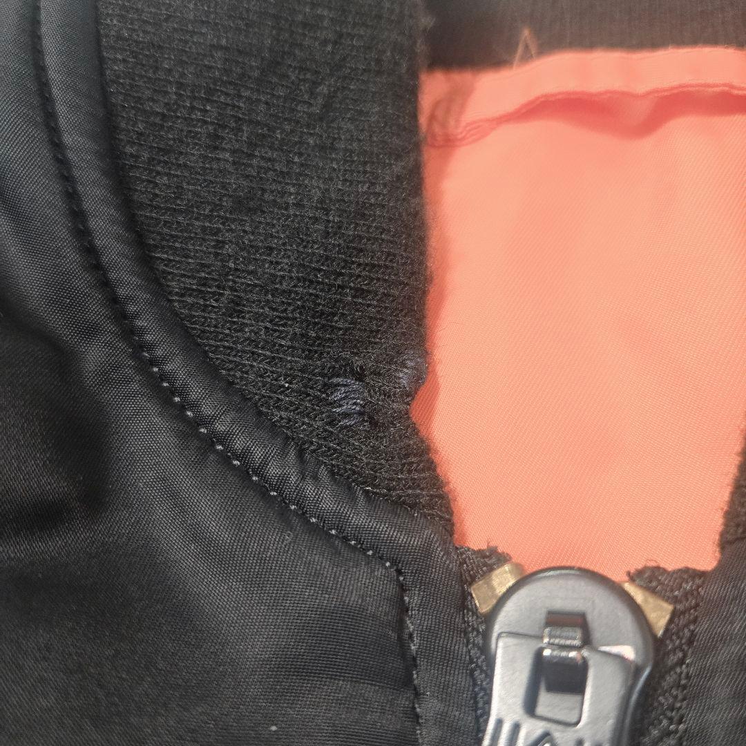 アルファ　MA-1 フライト　ジャケット ブラック 短丈　リバーシブル