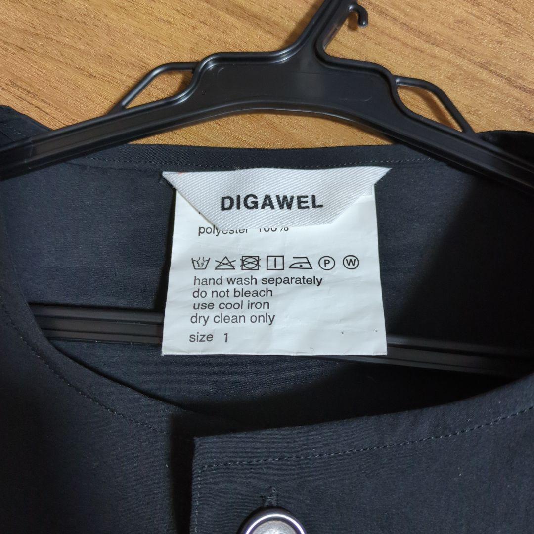 DIGAWEL ノーカラージャケット サイズ1