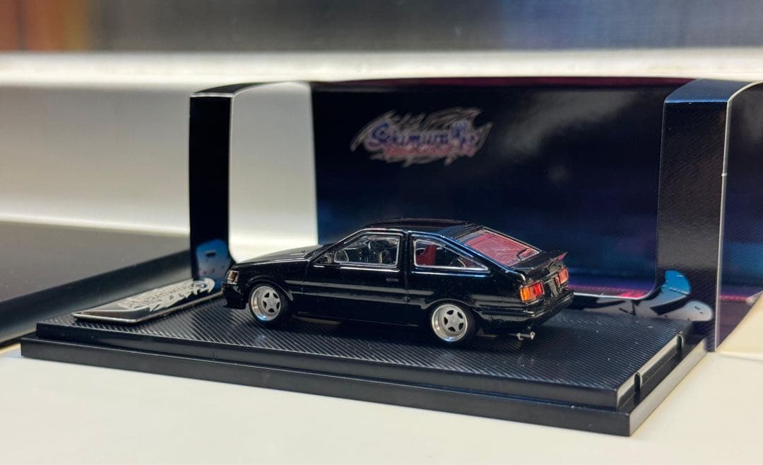 1/64 TRD 風 トヨタAE86 Levin 改 Work CR01