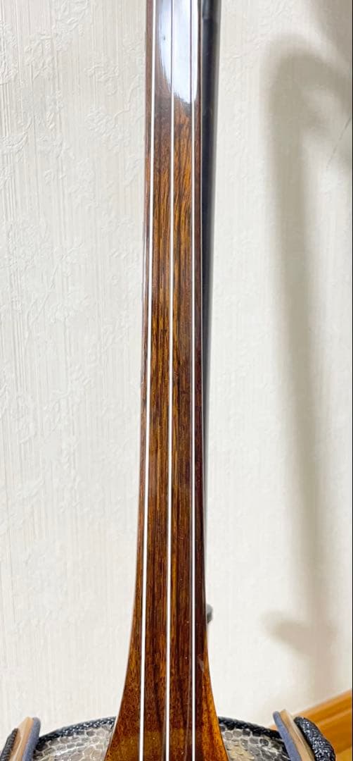 沖縄三線 本皮 極美品 蛇皮 和楽器 民謡 スンチーイエロー