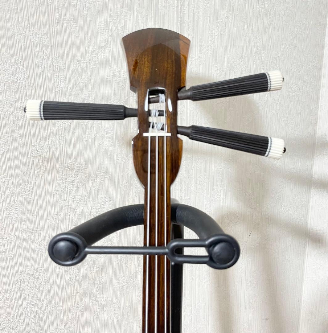 沖縄三線 本皮 極美品 蛇皮 和楽器 民謡 スンチーイエロー