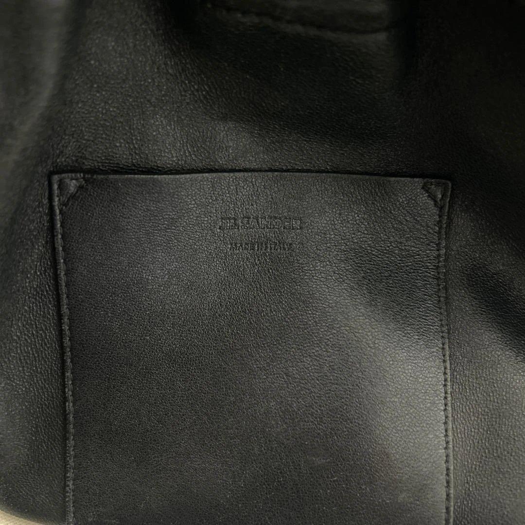 【良品】Jil sander ジルサンダー レザーショルダーバッグ　リバーシブル