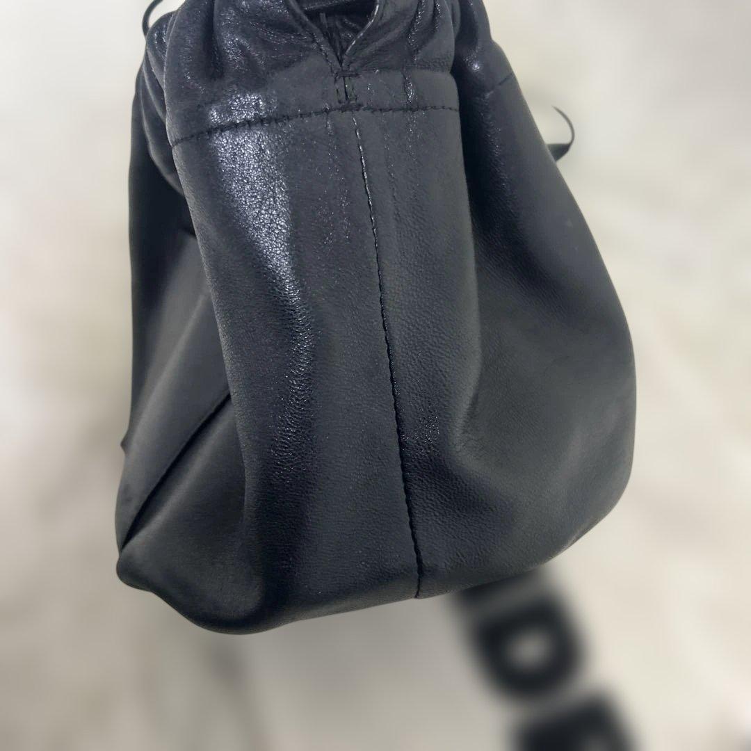 【良品】Jil sander ジルサンダー レザーショルダーバッグ　リバーシブル