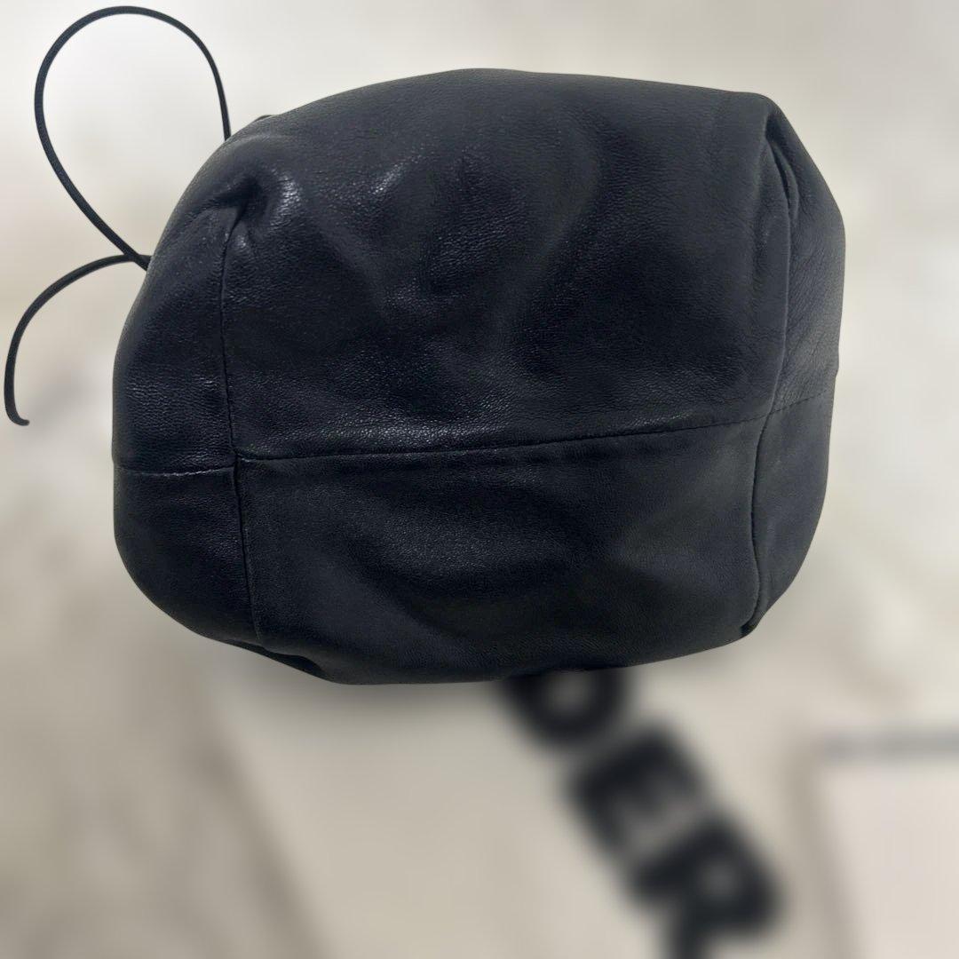 【良品】Jil sander ジルサンダー レザーショルダーバッグ　リバーシブル