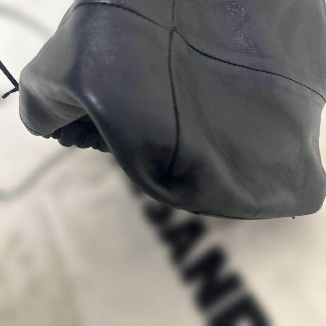 【良品】Jil sander ジルサンダー レザーショルダーバッグ　リバーシブル