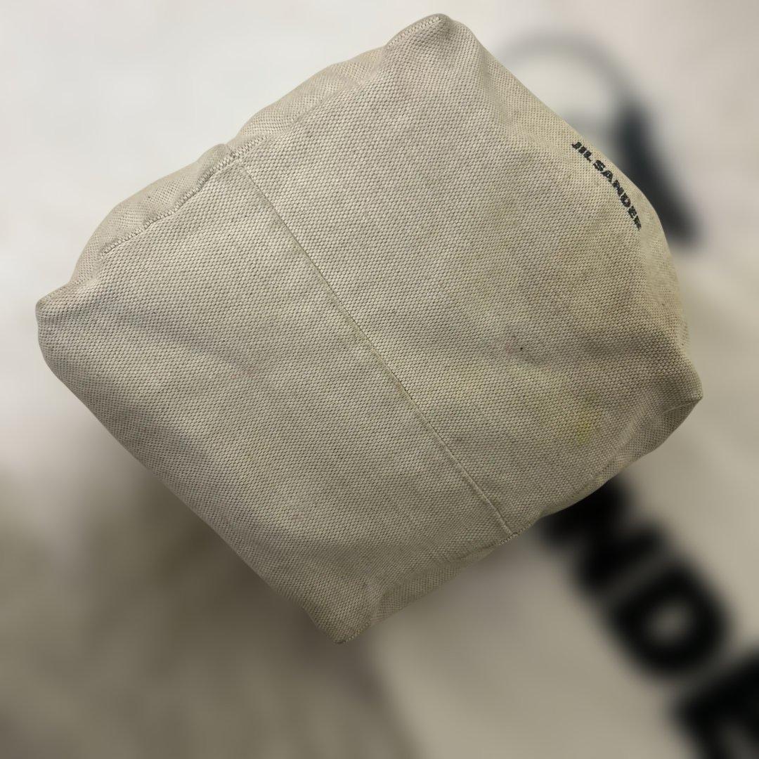 【良品】Jil sander ジルサンダー レザーショルダーバッグ　リバーシブル