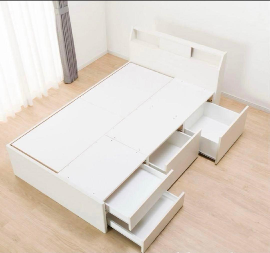 ち*☆様 ニトリシングルベッドフレーム 引き出し付き