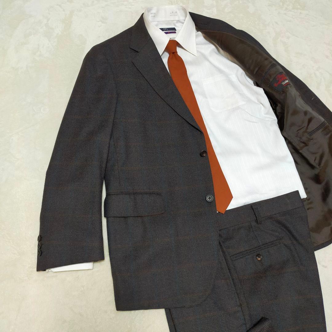美品　英国製生地　J.PRESS PRESTIGE 　ブラウン系　スーツ
