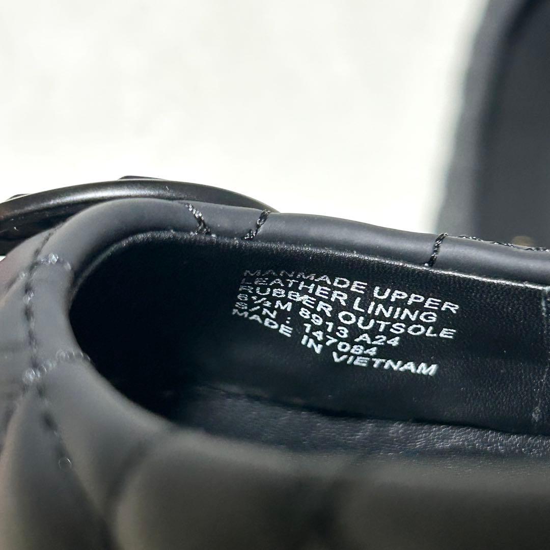 極美品✨Tory Burch キルティング フラットシューズ ブラック 23.5