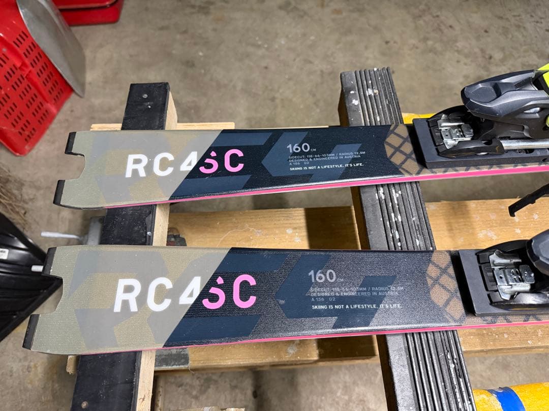 FISCHER RC4 SC スキー 160cm ビンディング付き