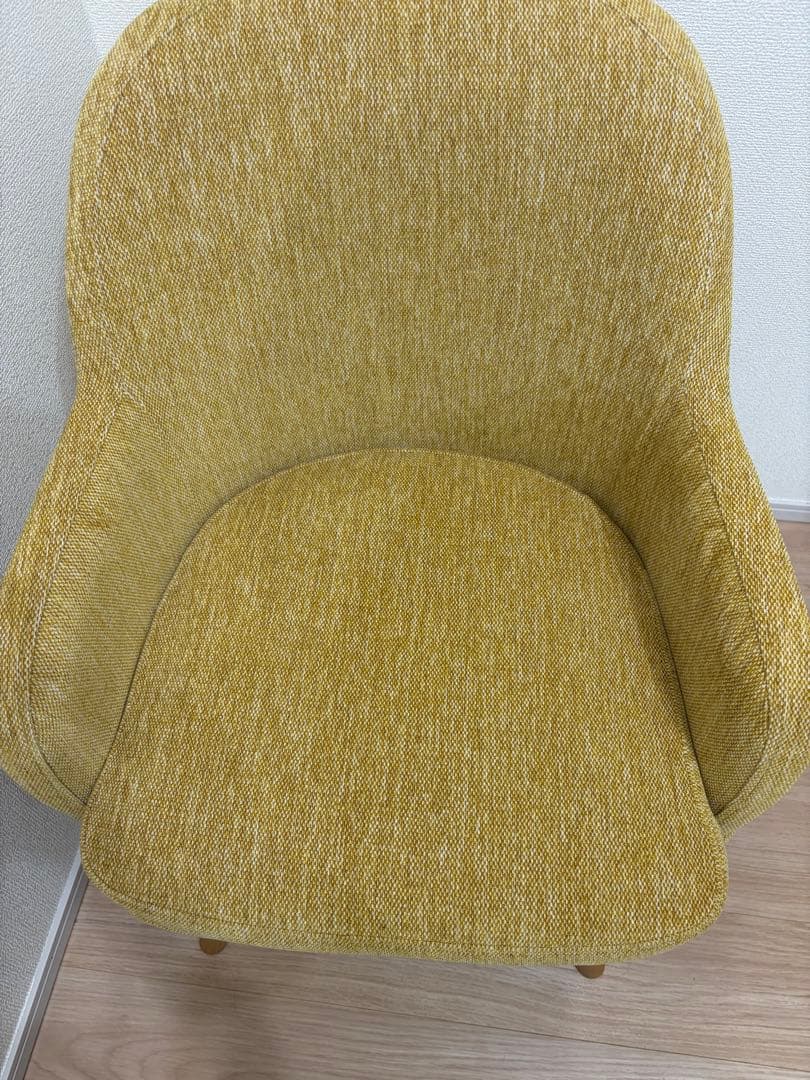 【azu】unico PIIVO(ピーヴォ)チェア　イエロー