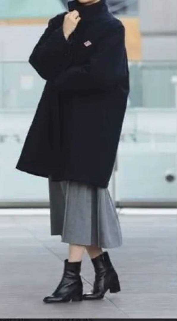 DANTON × Ray BEAMS スタンドカラー モッサダウン コート