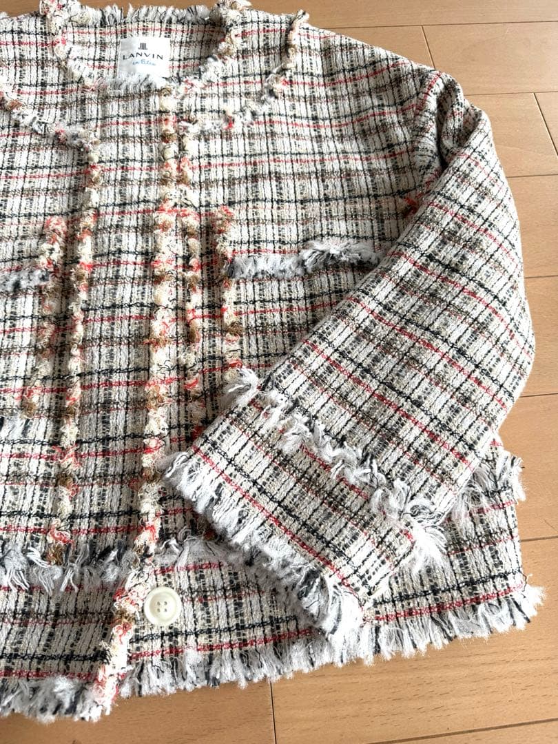 LANVIN en Bleu ランバンオンブルー　ツイードジャケット