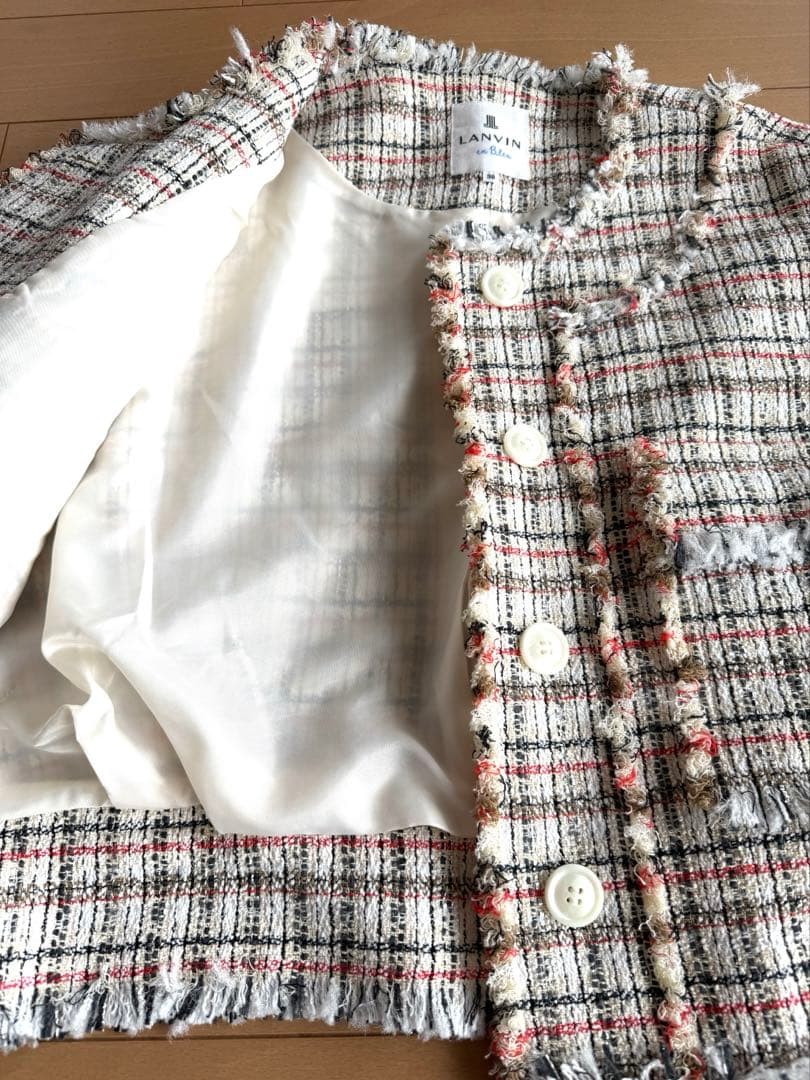 LANVIN en Bleu ランバンオンブルー　ツイードジャケット