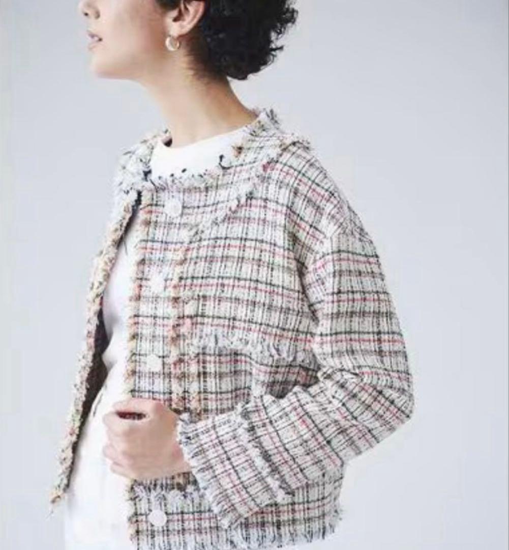 LANVIN en Bleu ランバンオンブルー　ツイードジャケット