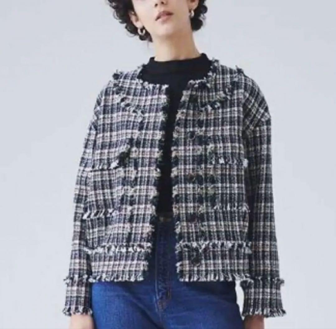 LANVIN en Bleu ランバンオンブルー　ツイードジャケット