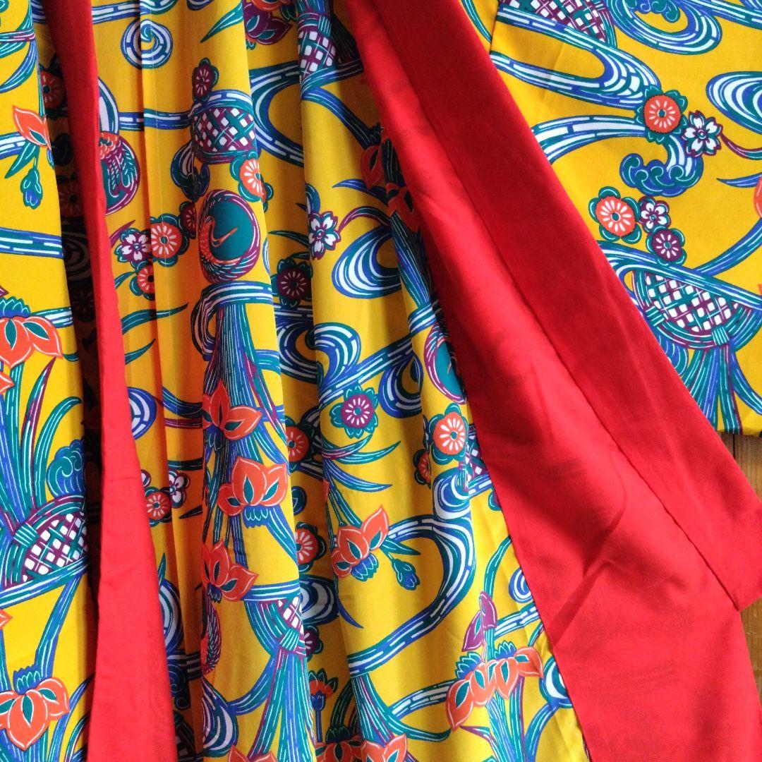 **sa-さん**①紅型模様　着物（裏地なし）　琉球舞踊　沖縄　民謡