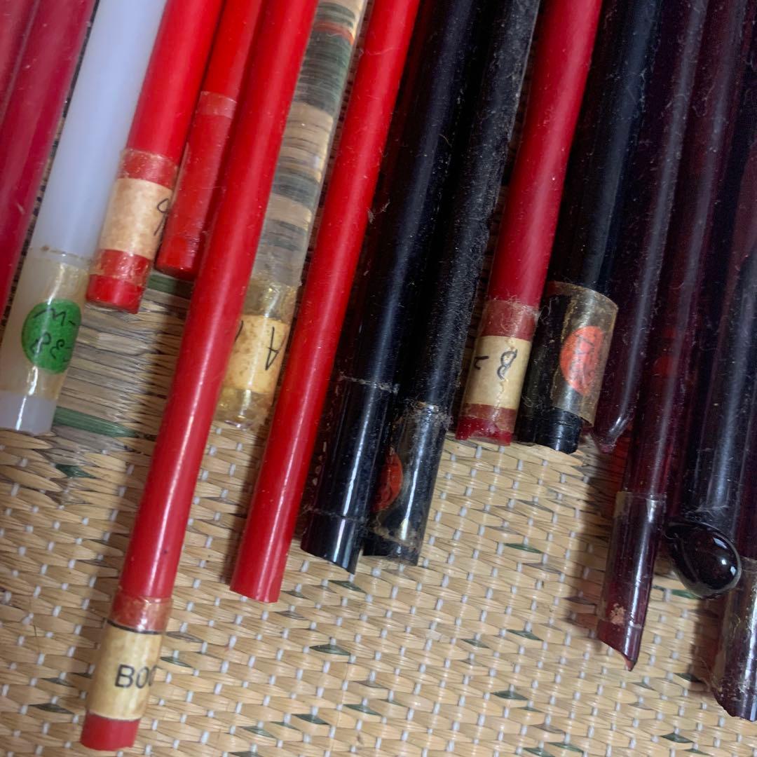 キナリガラス　佐竹ガラス　トンボ玉　ガラス棒まとめ売り