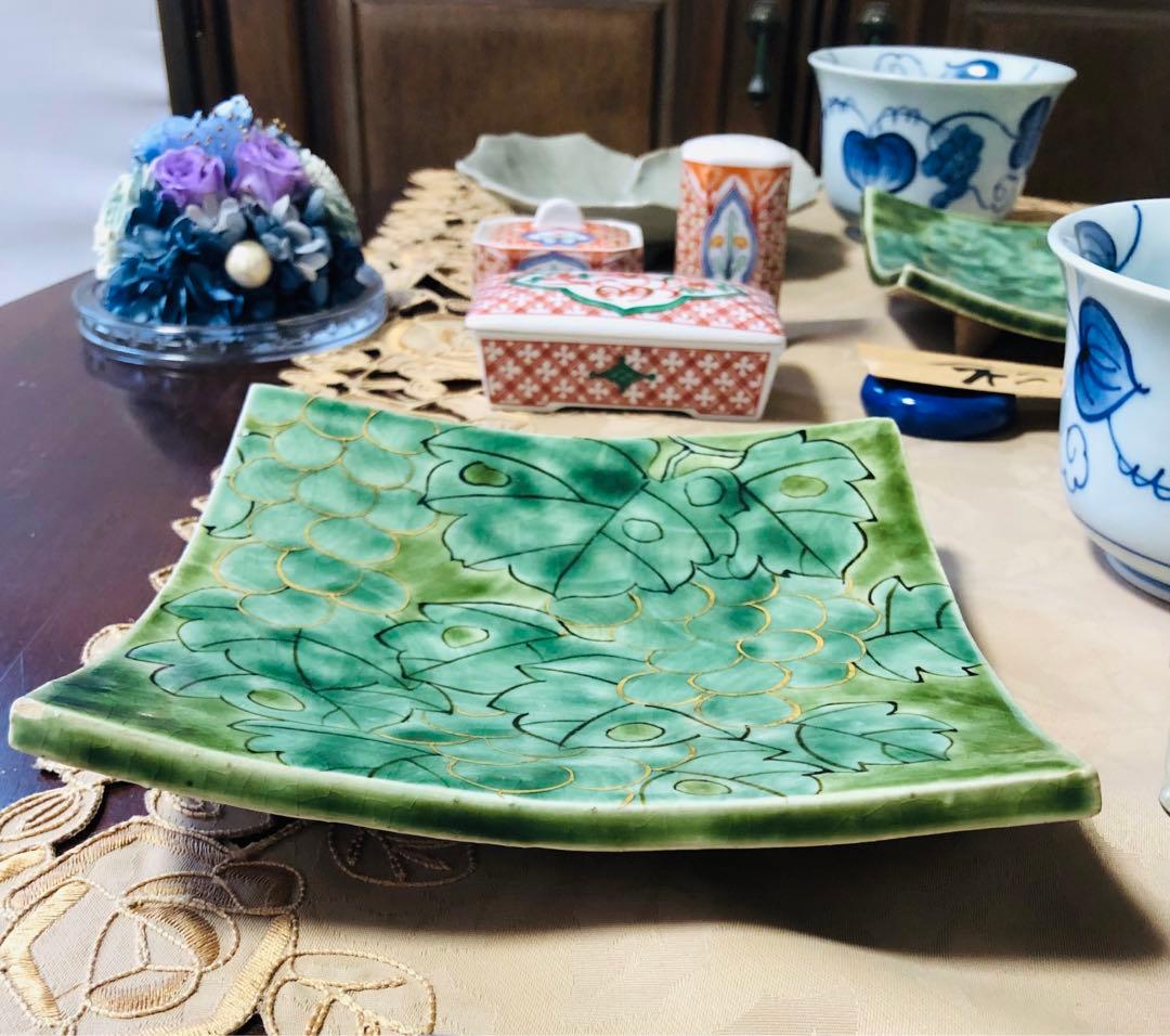 おふたり様の食卓　陶器の器6点と小物３点　陶葊　其泉　など