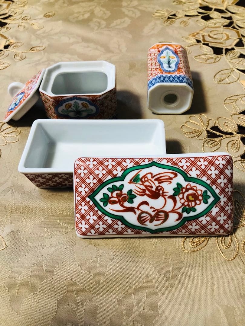 おふたり様の食卓　陶器の器6点と小物３点　陶葊　其泉　など