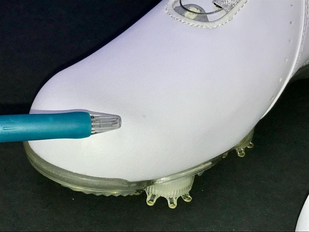 フットジョイ★ゴルフシューズ ダイヤル式 24.5 白×シルバー 99068J