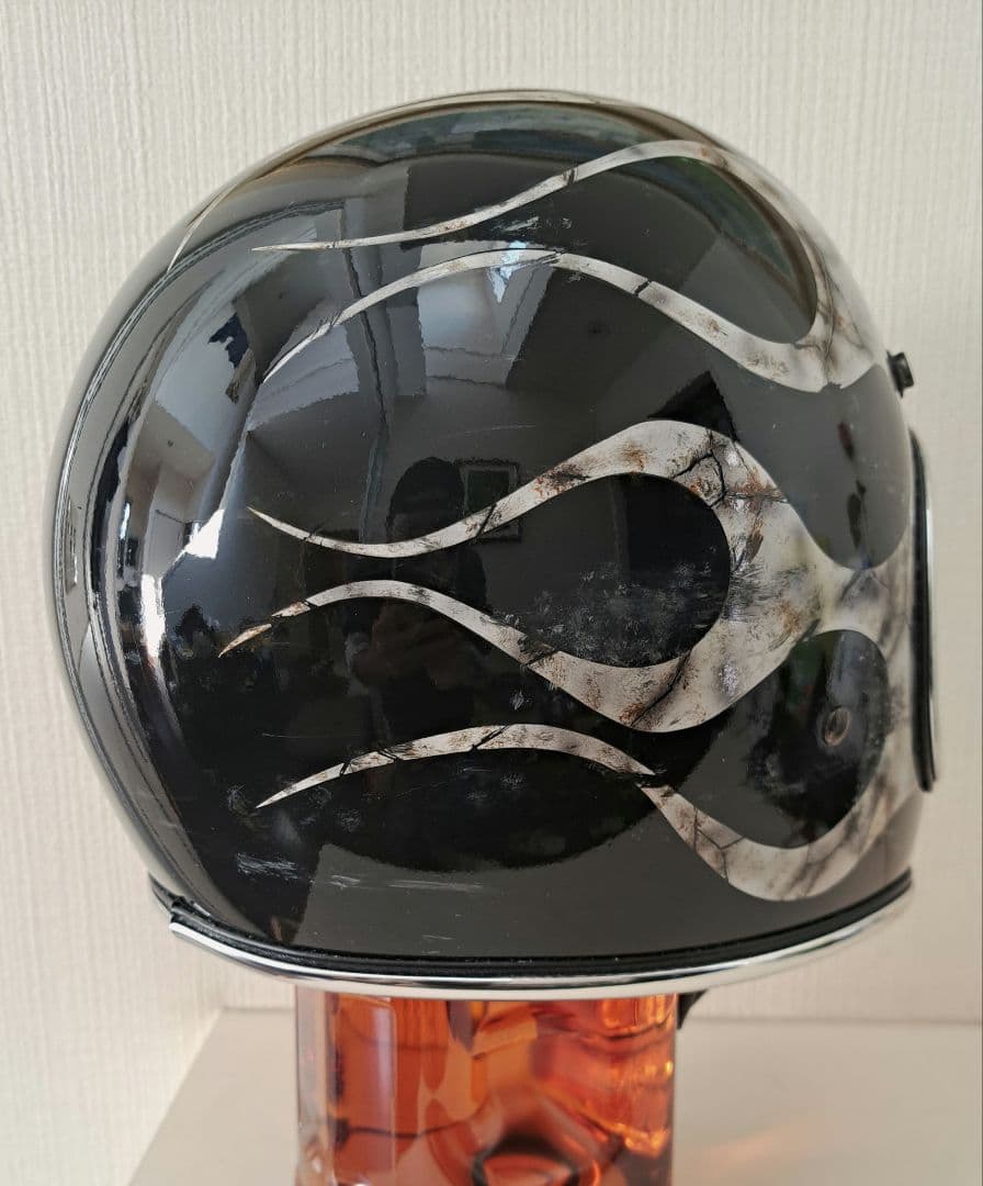 MTXタイプヘルメット　フレイムスエイジング塗装　小帽体