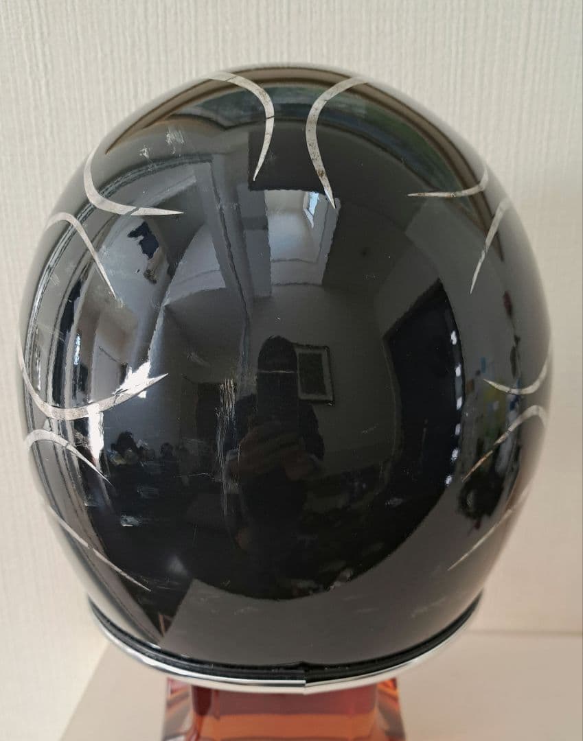 MTXタイプヘルメット　フレイムスエイジング塗装　小帽体